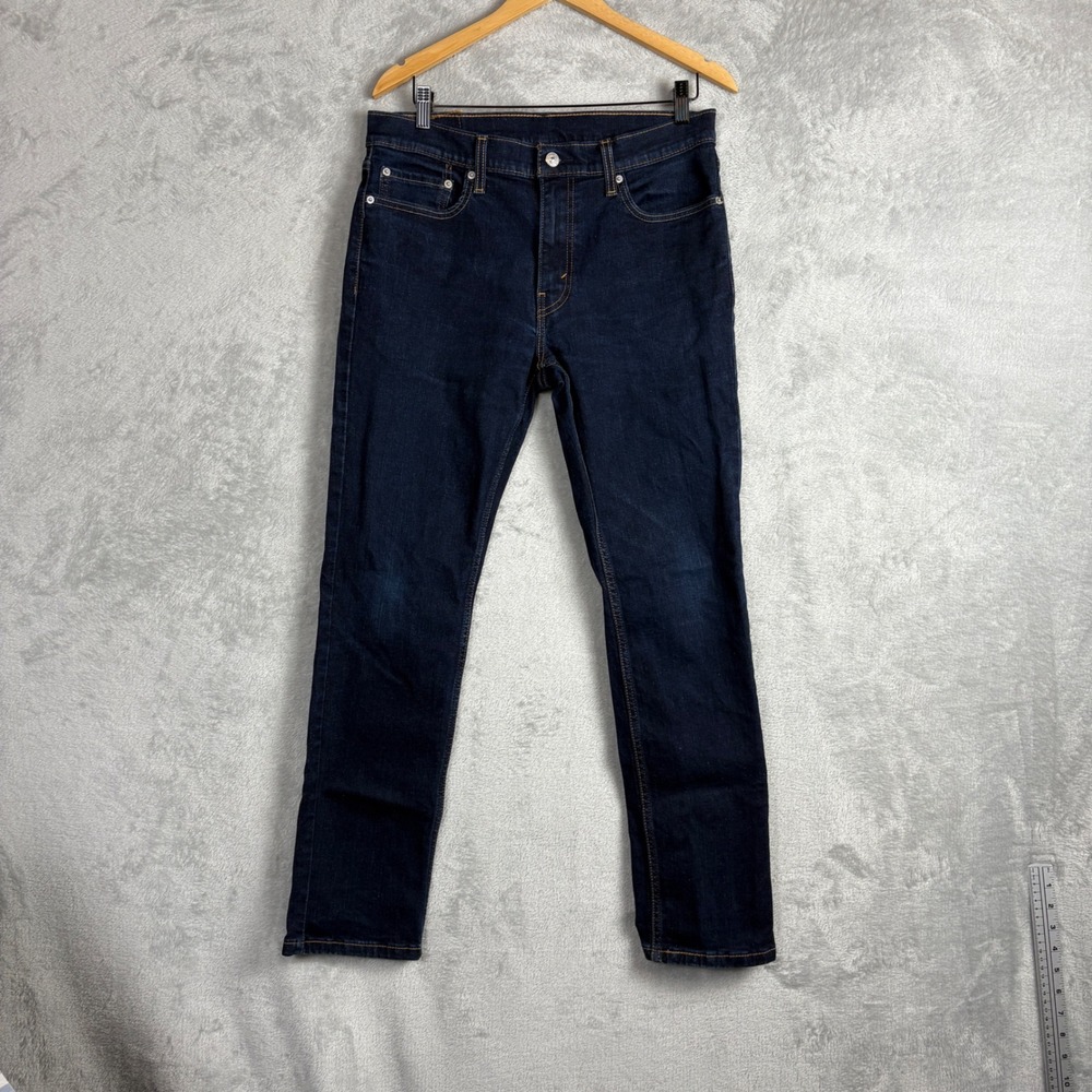 Levi's Jeans 511 Slim Fit 33x32 Dark Wash Blue Stretch Denim Mens Pants